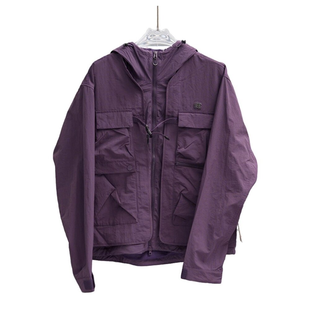 Purple Hooded Jacket Kolon Sport